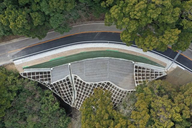 道路・法面工事完成