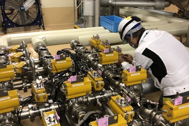 サニタリーバルブのメンテナンス