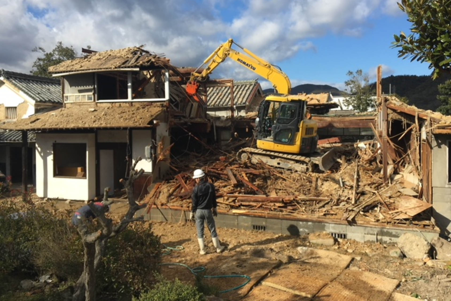 解体工事の画像